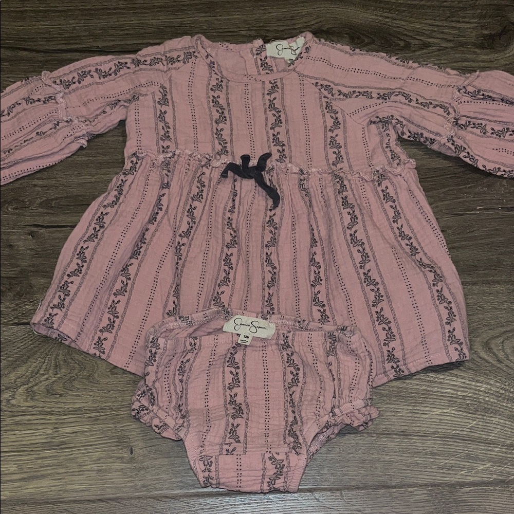 Jessica Simpson baby Dress with Bloomers size 12mo